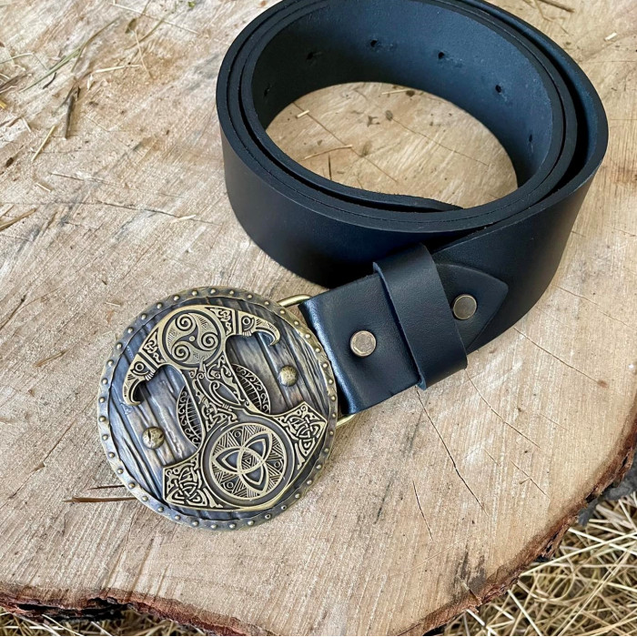 Пряжка МОЛОТ ТОРА на мужской ремень Gorillas Accessories bb13